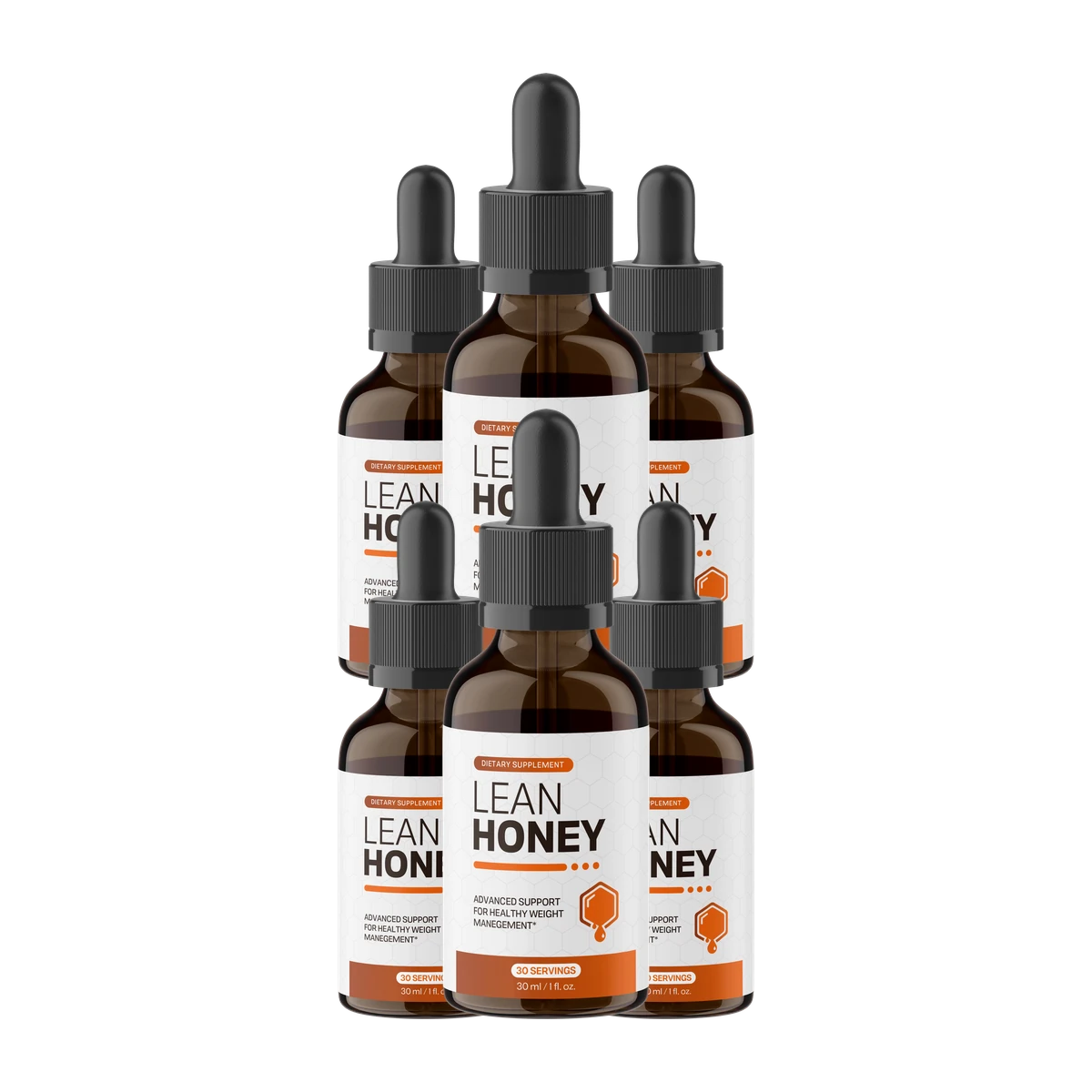 LeanHoney   6 Bottle Package - Best Value Weight Loss Formula